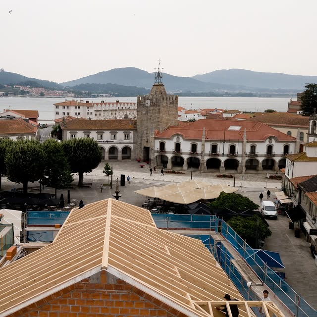 Obra de reabilitação no centro de Caminha